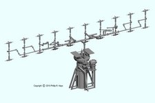 AN/SPS-43 antenna waveguides